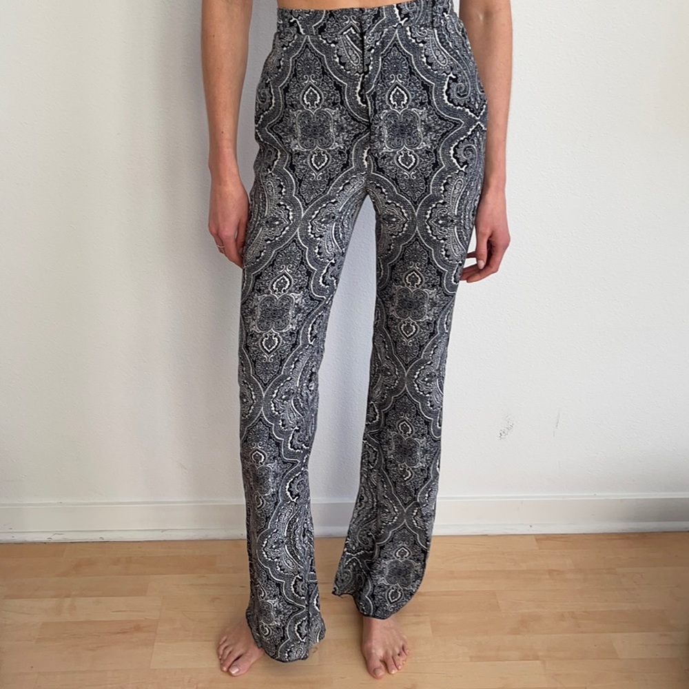 Zara boho flare pants S